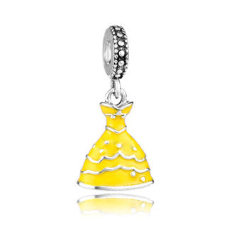 Majestic Yellow Dress Charm