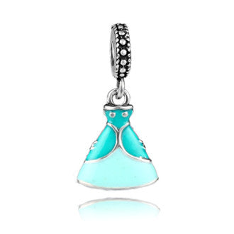 Terrific Turquoise Dress Charm