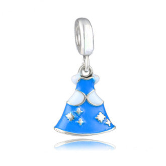 Angelic Blue Dress Charm